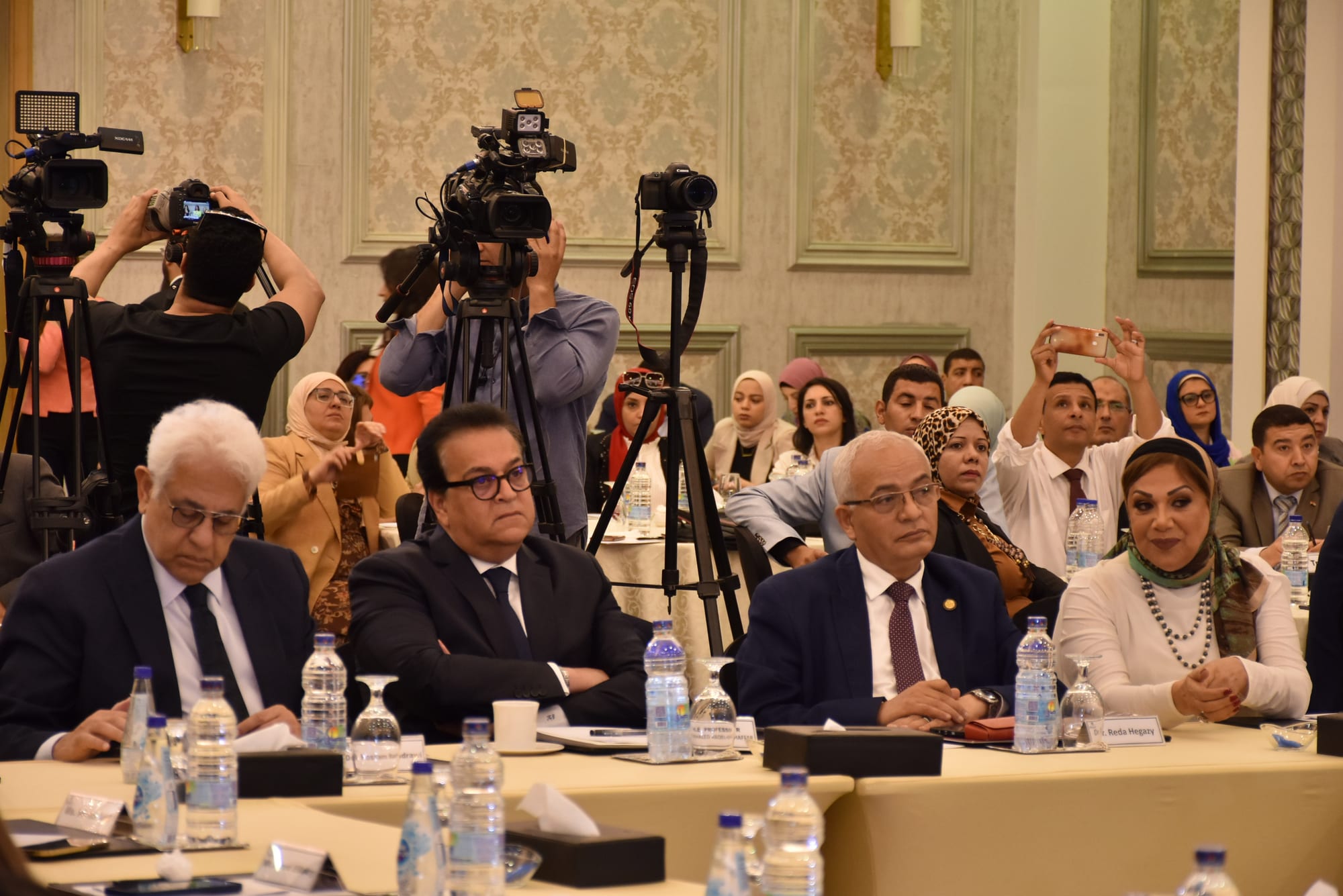 Education leaders and press at a BalancED annual conference